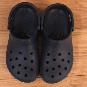 Navy blue Crocs